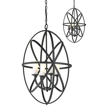 Z-Lite Aranya 4-Light Pendant Light In Bronze