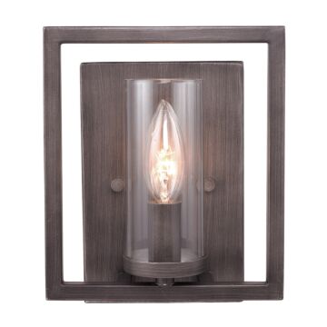 Marco One Light Wall Sconce in Gunmetal Bronze by Golden