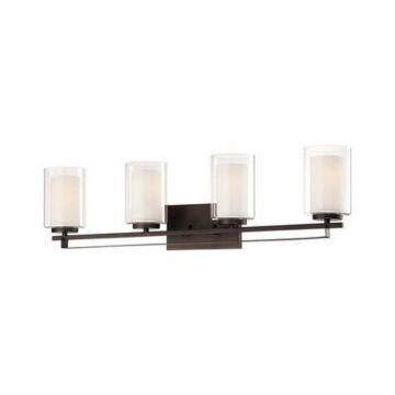 Parsons Studio Four Light Bath in Smoked Iron by MinkaLavery