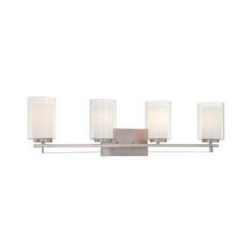 Parsons Studio Four Light Bath Bar in Brushed Nickel by MinkaLavery