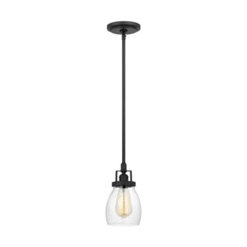 Belton 1-Light Mini-Pendant in Midnight Black