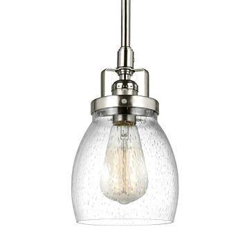 Generation Lighting Belton Mini Pendant Light in Brushed Nickel
