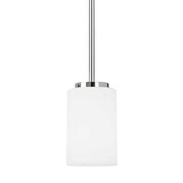 Generation Lighting Oslo 6" Mini Pendant in Chrome