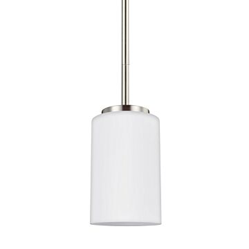 Generation Lighting Oslo 6" Mini Pendant in Brushed Nickel