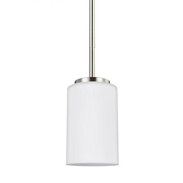 Generation Lighting Oslo 6" Mini Pendant in Brushed Nickel