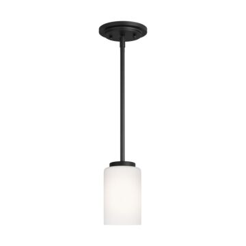 Oslo 1-Light Mini-Pendant in Midnight Black