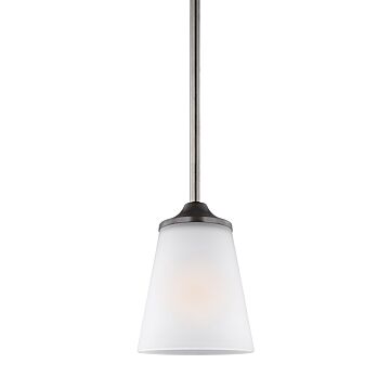 Generation Lighting Hanford 7" Mini Pendant in Bronze