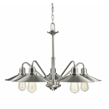 Z-Lite Casa 5-Light Chandelier In Brushed Nickel