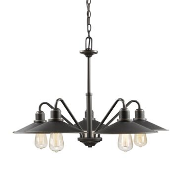 Z-Lite Casa 5-Light Chandelier In Olde Bronze