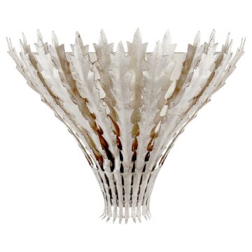 Hampton  Wall Sconce in Burnished Silver Leaf by Visual Comfort Signature