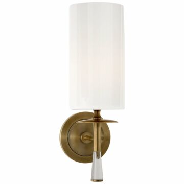 Drunmore  Wall Sconce in Hand-Rubbed Antique Brassith Crystal by Visual Comfort Signature