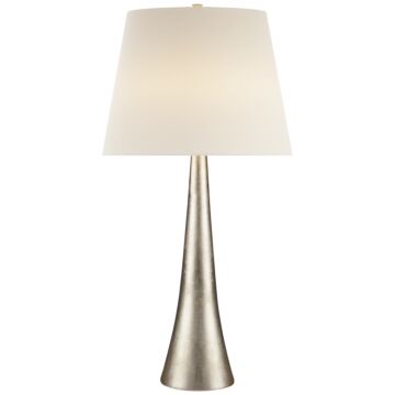 Dover  Table Lamp in Burnished Silver Leaf by Visual Comfort Signature