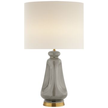 Kapila  Table Lamp in Shellish Gray by Visual Comfort Signature