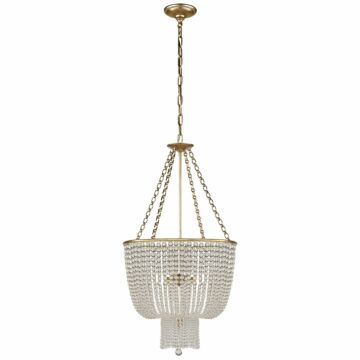 Jacqueline  Chandelier in Hand-Rubbed Antique Brass by Visual Comfort Signature