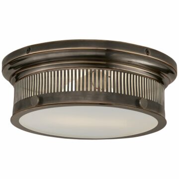 Alderly  Flush Mount in Bronze by Visual Comfort Signature