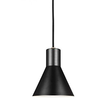 Generation Lighting Towner 9 Mini Pendant in Satin Brass