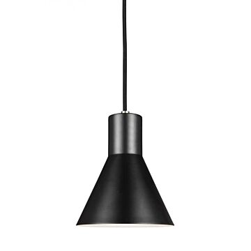 Generation Lighting Towner 9 Mini Pendant in Brushed Nickel