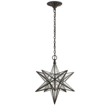 Moravian Star  Lantern in Aged Iron by Visual Comfort Signature
