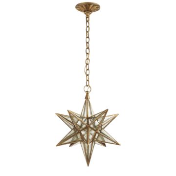 Moravian Star  Lantern in Gilded Iron by Visual Comfort Signature