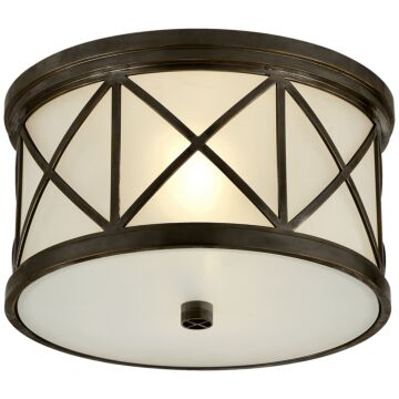 Montpelier  Flush Mount in Bronze by Visual Comfort Signature