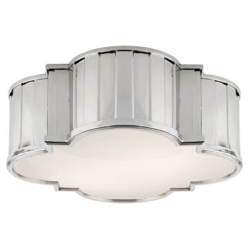 Tilden  Flush Mount in Polished Nickel by Visual Comfort Signature