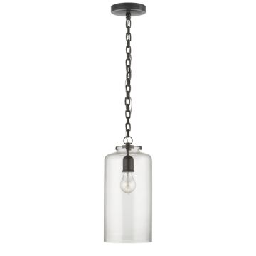 Katie Cylider  Pendant in Bronze by Visual Comfort Signature