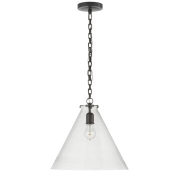 Katie Conical  Pendant in Bronze by Visual Comfort Signature