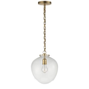 Katie Acorn  Pendant in Hand-Rubbed Antique Brass by Visual Comfort Signature