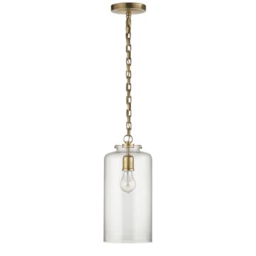 Katie Cylider  Pendant in Hand-Rubbed Antique Brass by Visual Comfort Signature