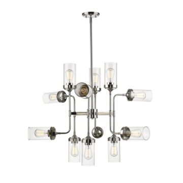 Z-Lite Calliope 12-Light Pendant Light In Polished Nickel