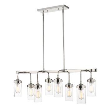 Z-Lite Calliope 8-Light Pendant Light In Polished Nickel