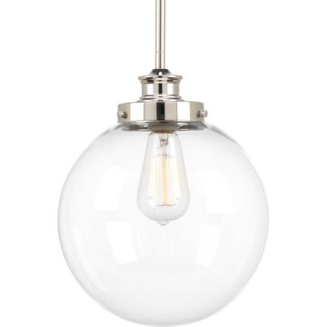 Penn 1-Light Pendant in Polished Nickel