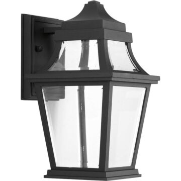 Endorse LED 1-Light LED Wall Lantern in Black