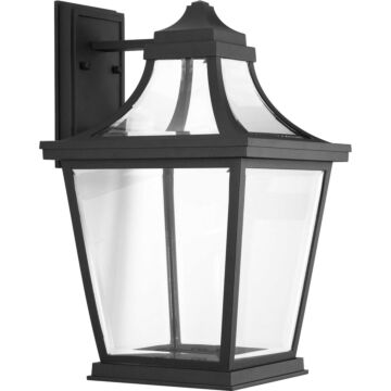 Endorse LED 1-Light LED Wall Lantern in Black