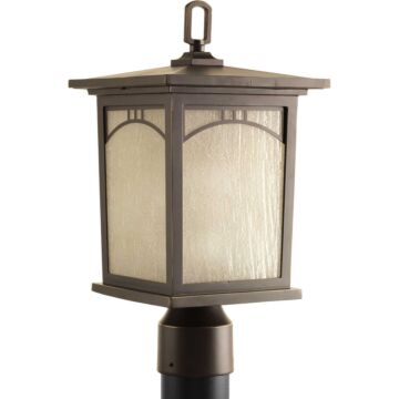 Residence 1-Light Post Lantern in Antique Bronze