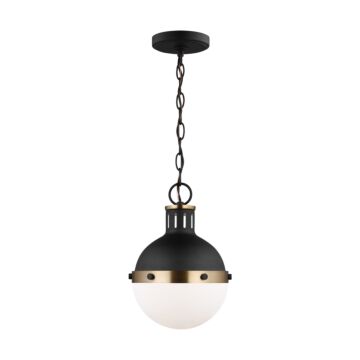 Hanks One Light Mini Pendant in Midnight Black by Visual Comfort Studio