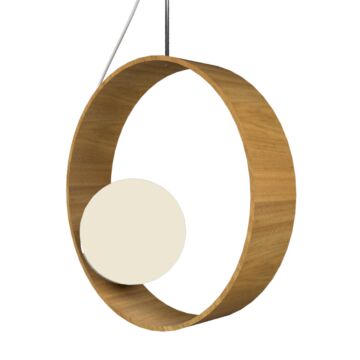 Sfera 1-Light Pendant in Louro Freijo