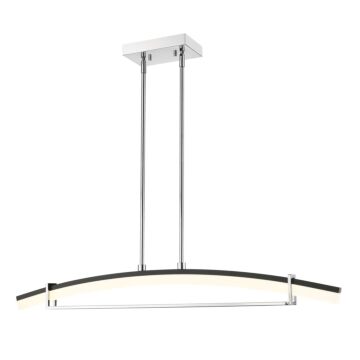 Z-Lite Arc 1-Light Chandelier In Chrome