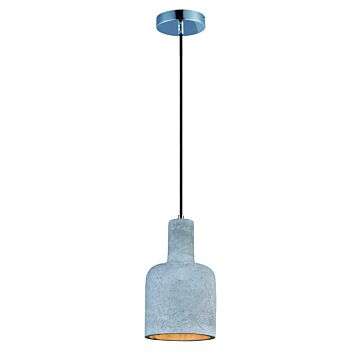 Crete LED Pendant in Polished Chrome by Maxim