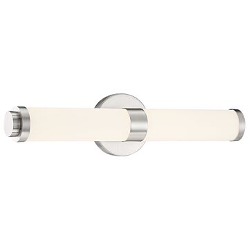 Aqua LED Vanity in Brushed Steel by Access