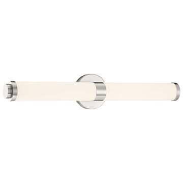 Aqua LED Vanity in Brushed Steel by Access