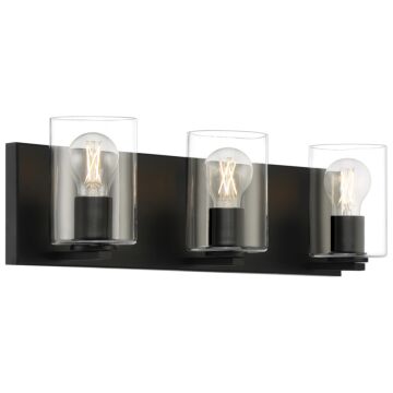Oslo LED Vanity Fixture in Matte Black by Access