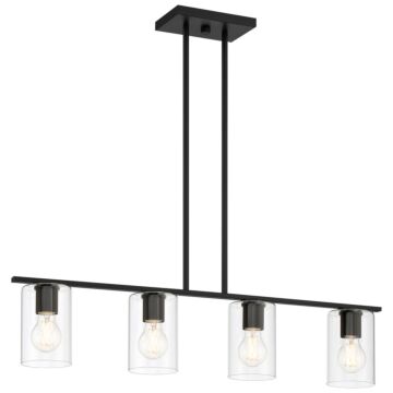 Oslo LED Linear Pendant in Matte Black by Access