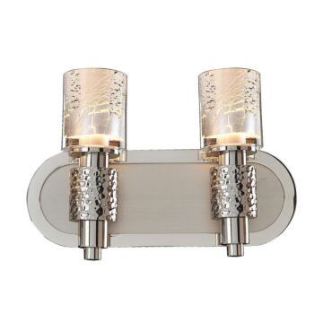 Ashington LED Bath in Polished Satin Nickel by Kalco
