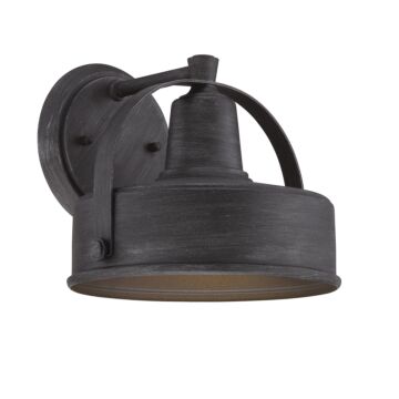 Portland-DS 1-Light Wall Lantern in Weathered Pewter