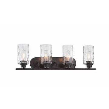 Gramercy Park 4-Light Bathroom Vanity Light Bar in Old English Bronze