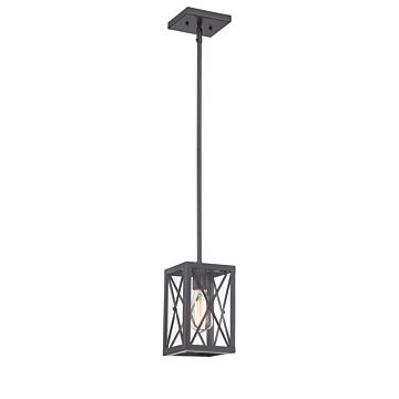High Line 1-Light Mini Pendant in Satin Bronze