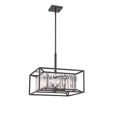 Linares 4-Light Pendant in Vintage Bronze
