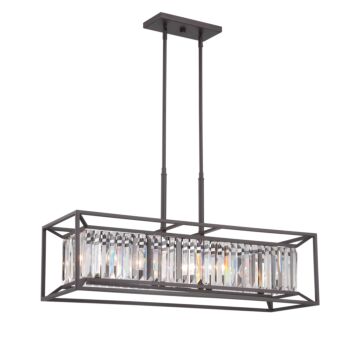 Linares 4-Light Island Pendant in Vintage Bronze