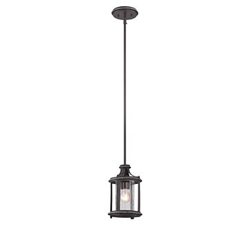 Palencia 1-Light Mini Pendant in Artisan Pardo Wash